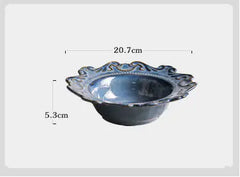 Creative Baroque European Tableware Set (Dinner Plates & Bowls)